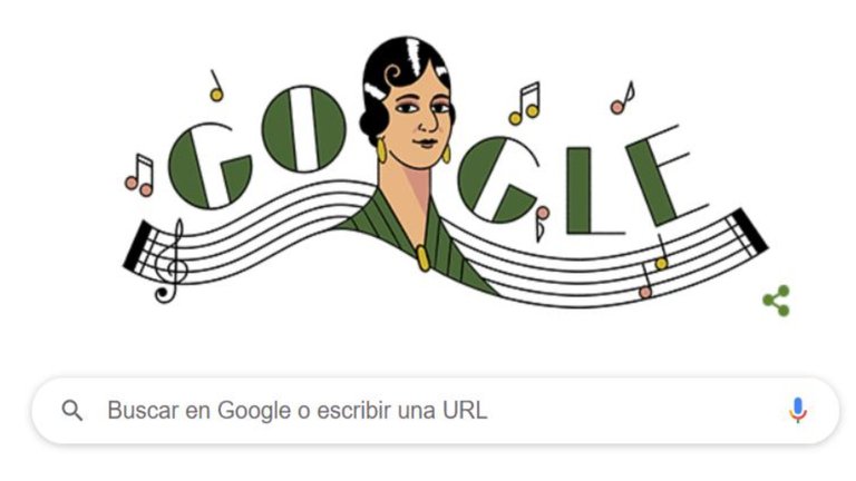 El homenaje de Google a María Grever (Foto: Google)